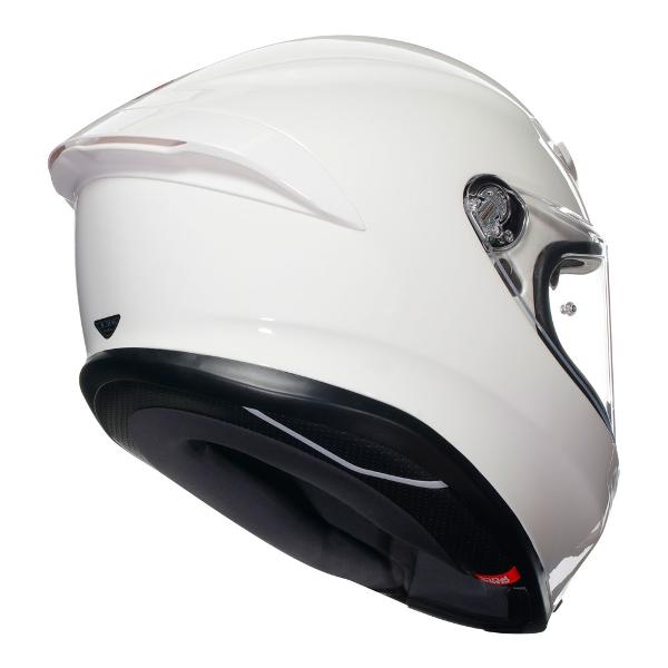 AGV Mens Motorcycle Safe road helmet K6 S White