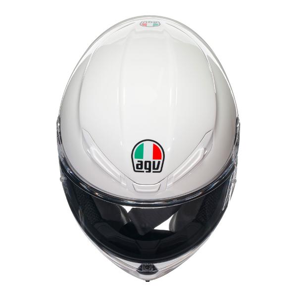 AGV Mens Motorcycle Safe road helmet K6 S White