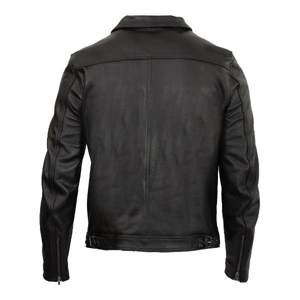 MERLIN Mens Motorcycle Leather Jacket Kingsbury D3O Black