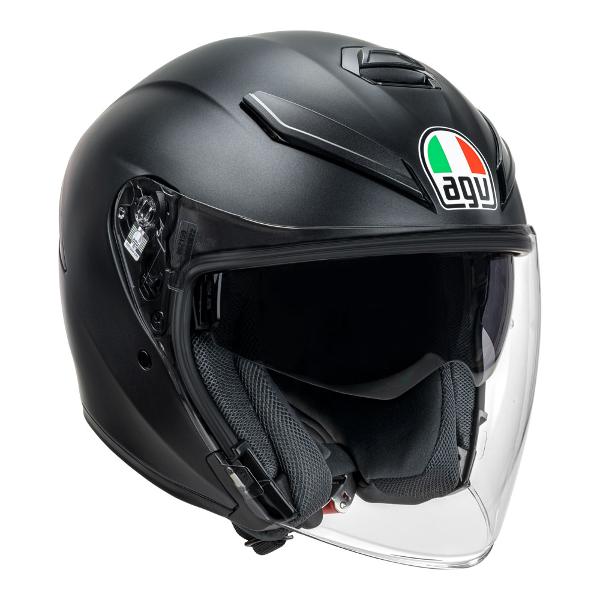 AGV Mens Motorcycle Helmet K5 Jet Evo Matt Black