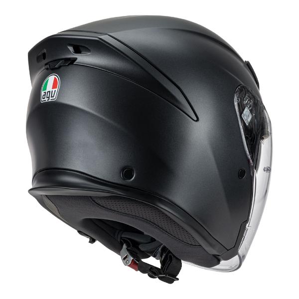 AGV Mens Motorcycle Helmet K5 Jet Evo Matt Black