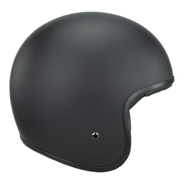 MERLIN Motorcycle Open Face Helmet Blackbird Matt Black