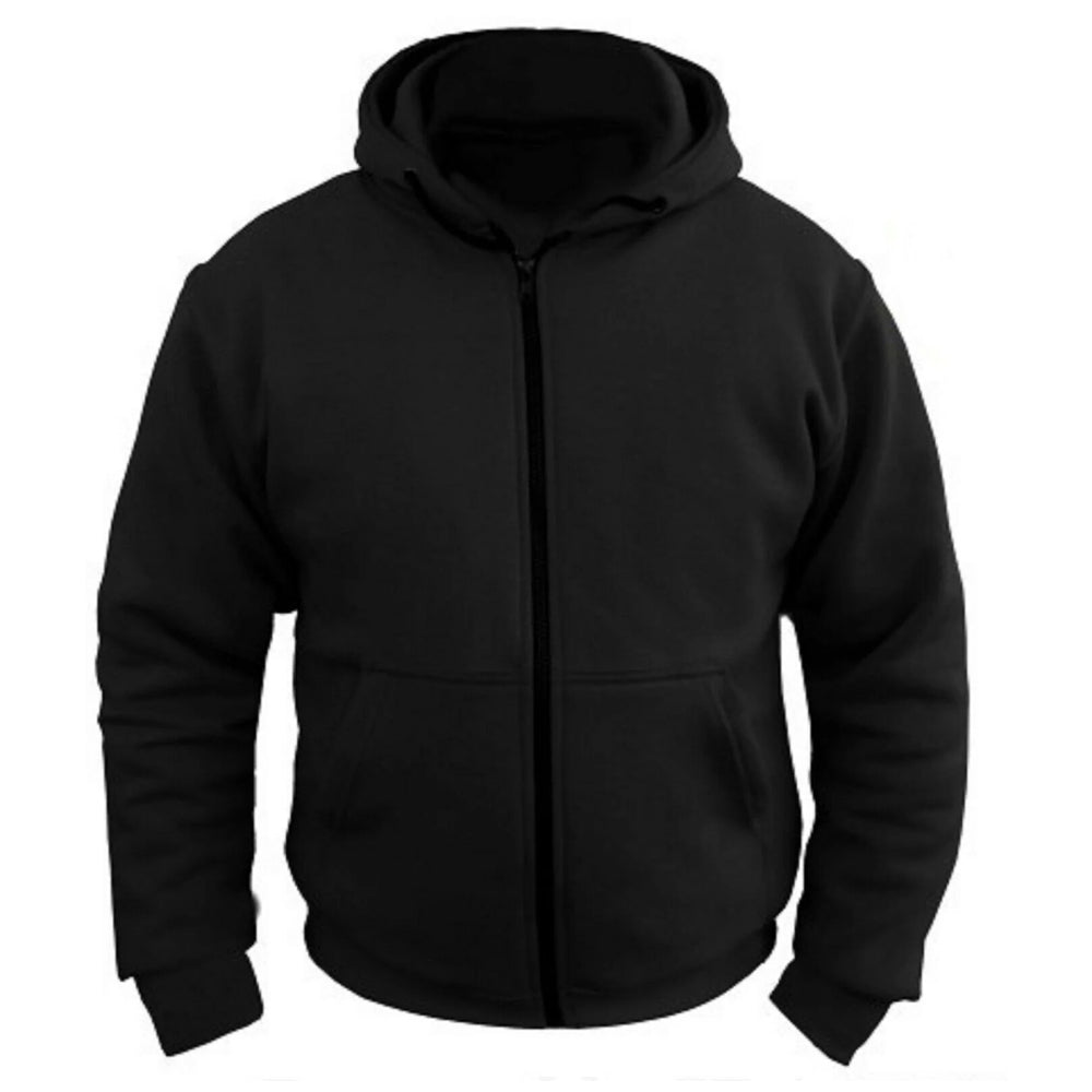 Bikers Gear Australia Alpha Protective Motorcycle Hoodie Black