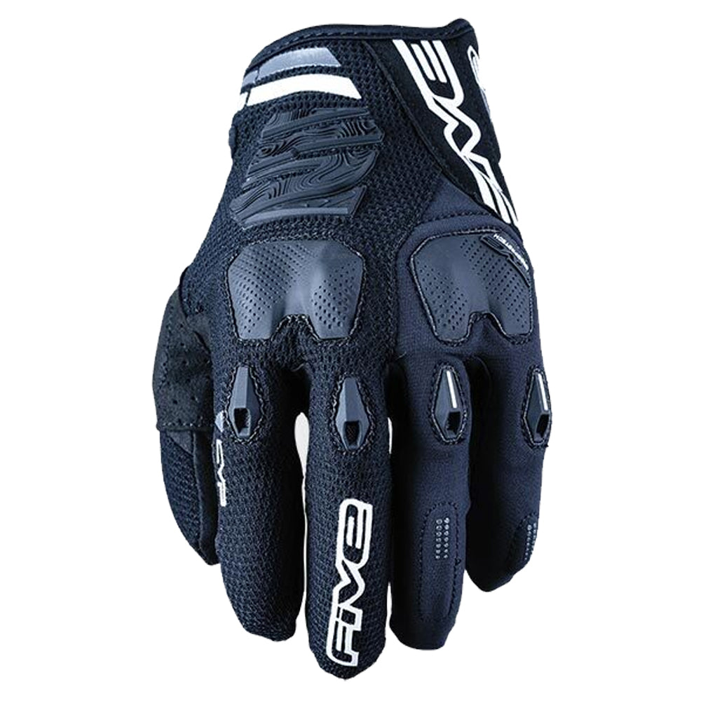 Five E2 MX Enduro Off Road Motorbike Gloves Black