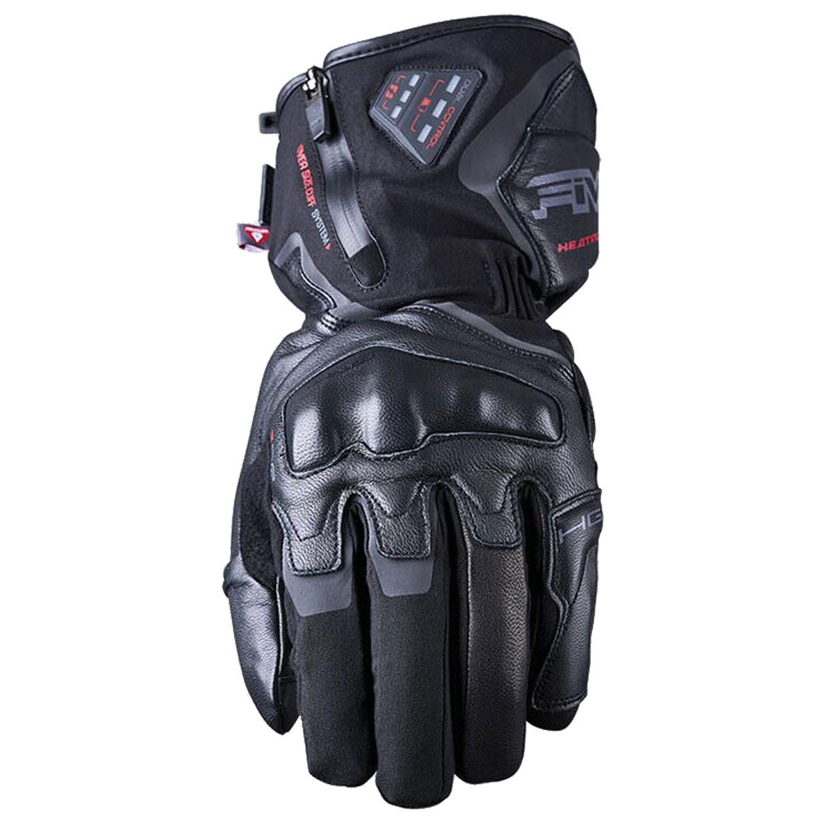 Five HG1 Evo Heated Leather Motorcycle Gloves