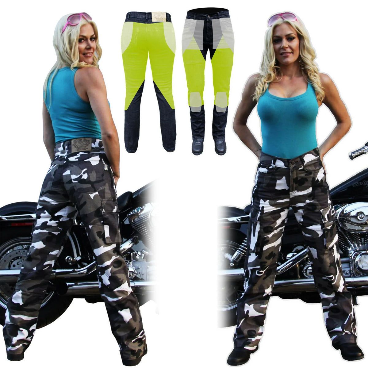 Bikers Gear Australia Hobart Lady Leather Motorcycle Pants