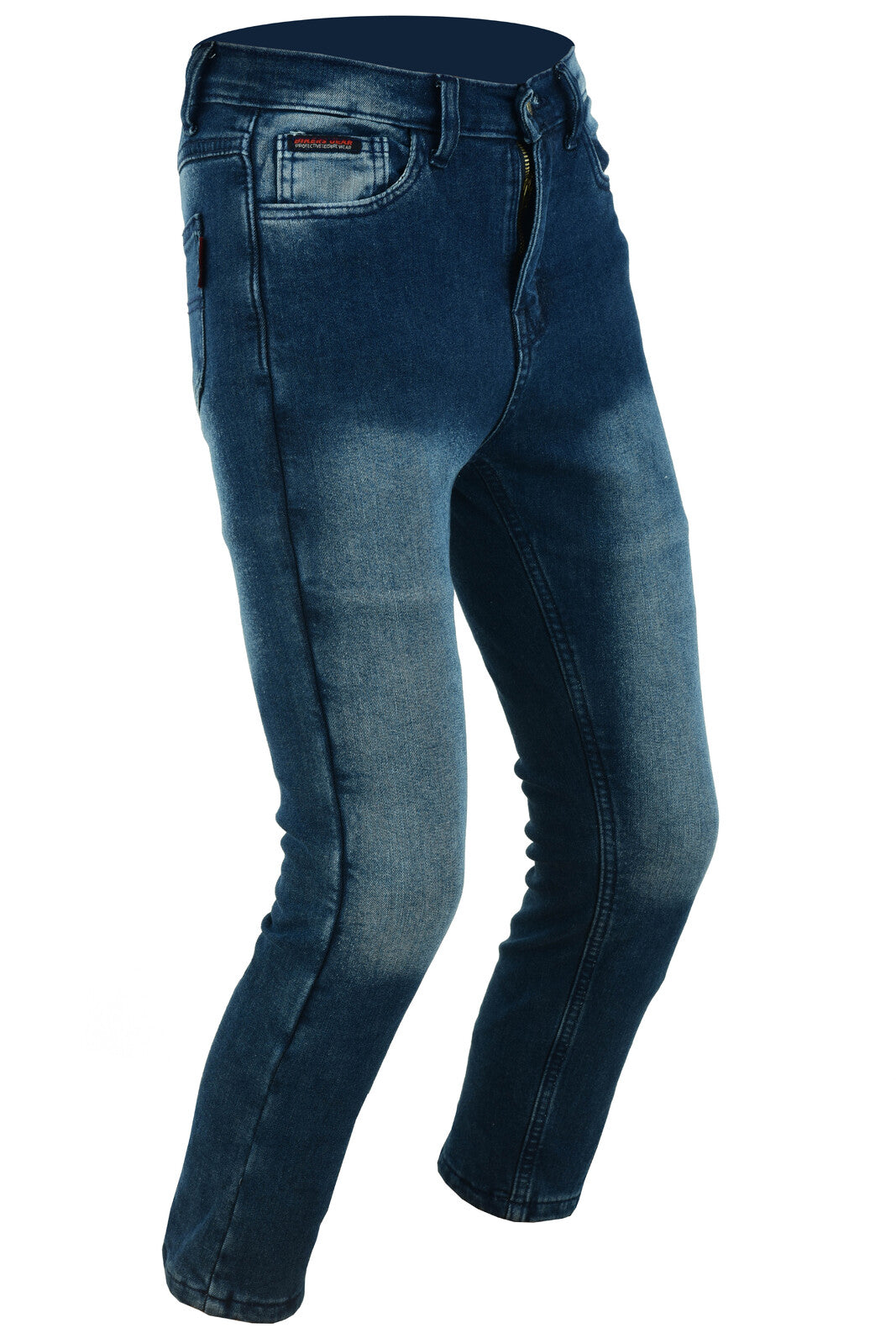 BGA Junee Kevlar Lined Kids Motorcycle Jeans Blue