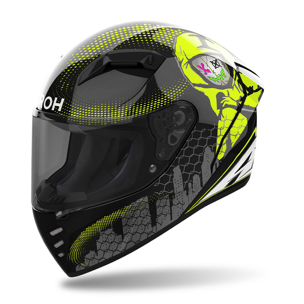 Airoh Road Motorcycle Helmet Connor Gamer Gloss