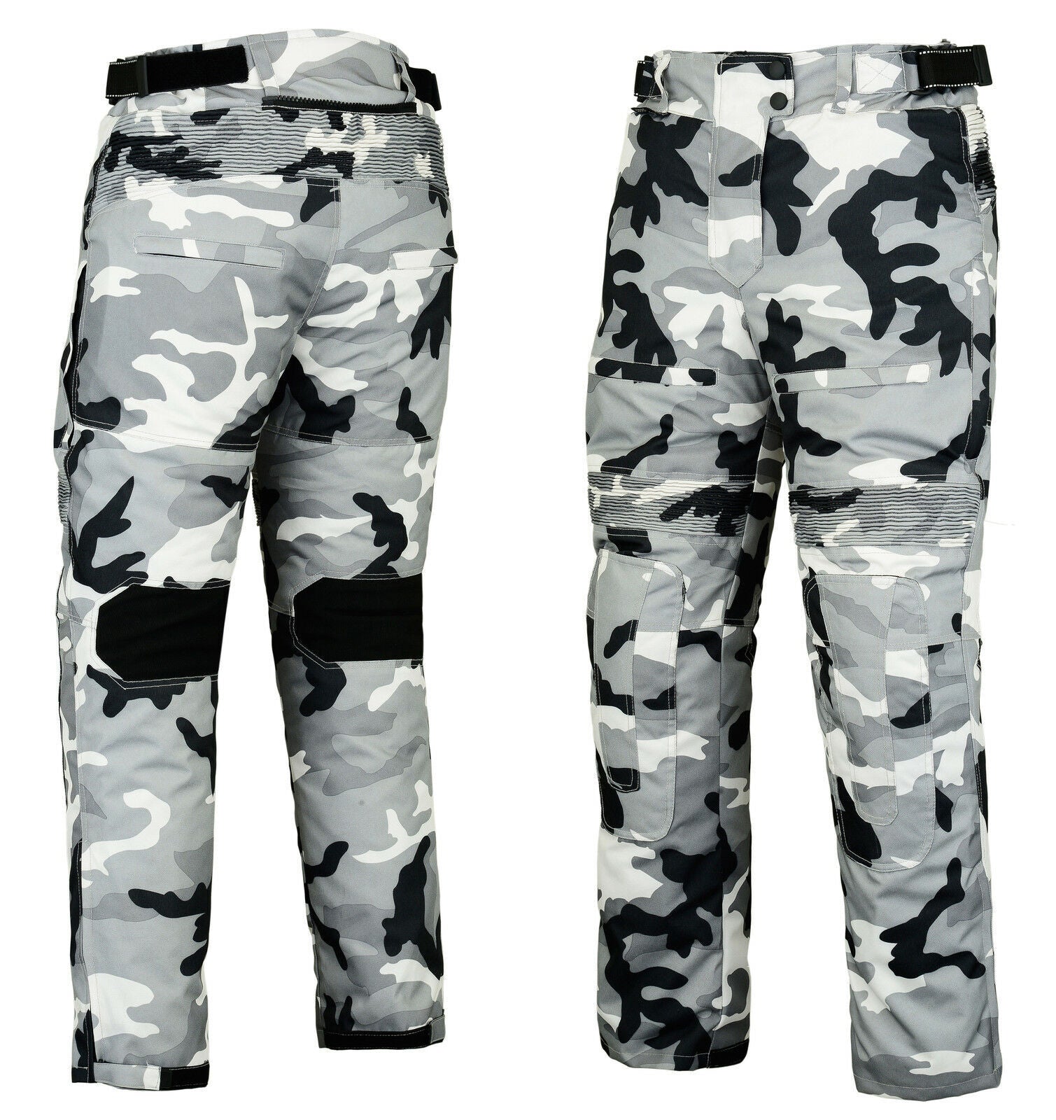 Bikers Gear Australia Phantom WP Motorcycle Textile Pants Camo Grey