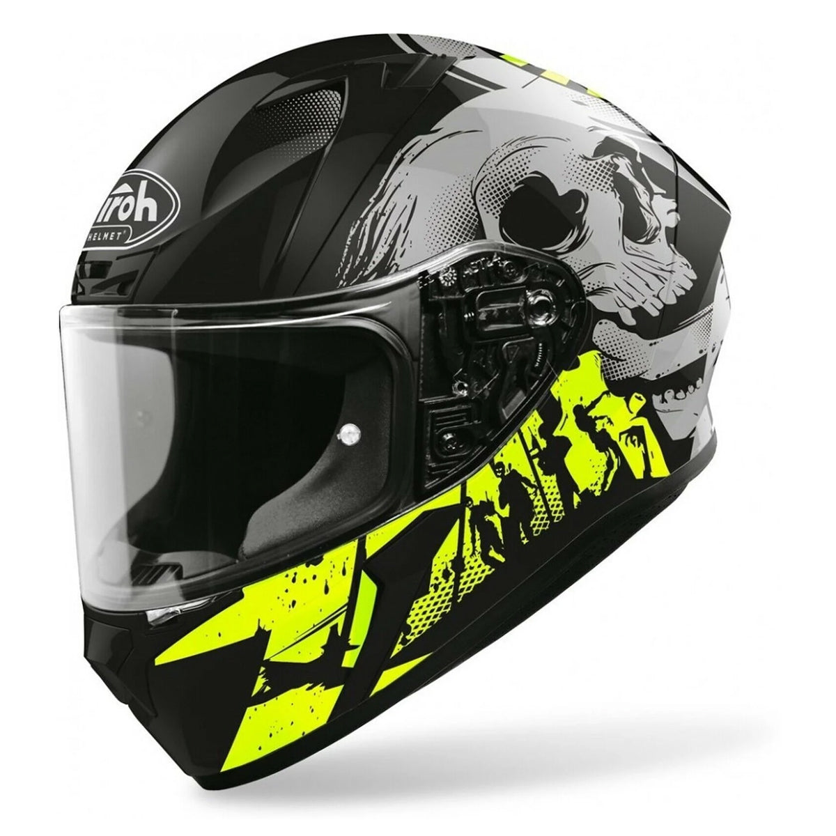 Airoh Valor Akuna Motorcycle Helmet Black/Yellow