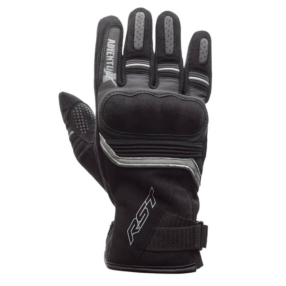 RST Motorcycle Gloves Adventure X CE Approved Black