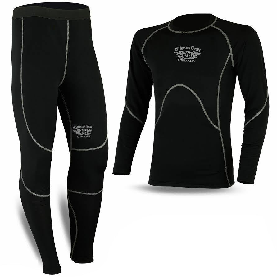 Bikers Gear Australia Merino Thermal Motorcycle Under Suit