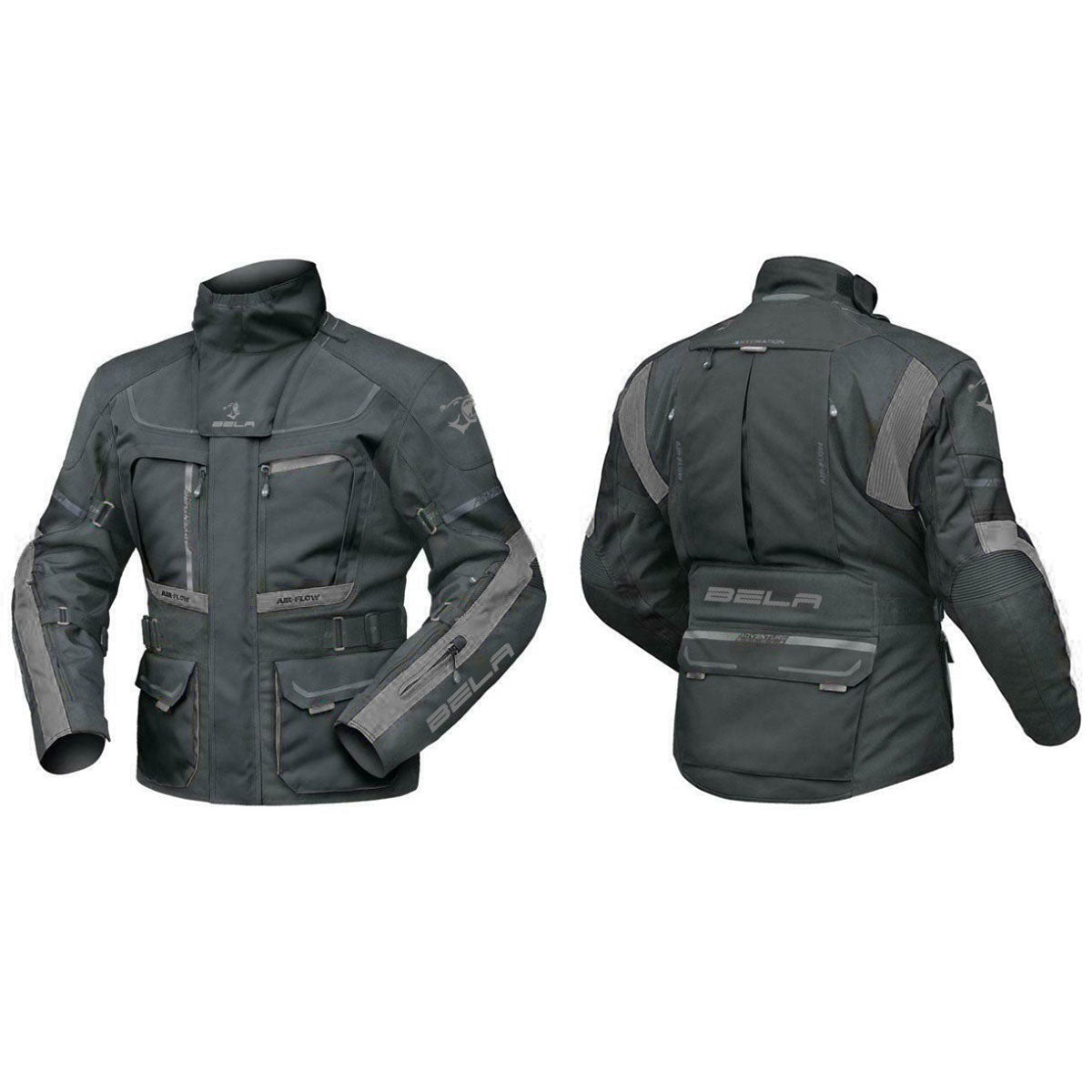 Bela Motorcycle Touring Jacket Transformer Black/Anthracite