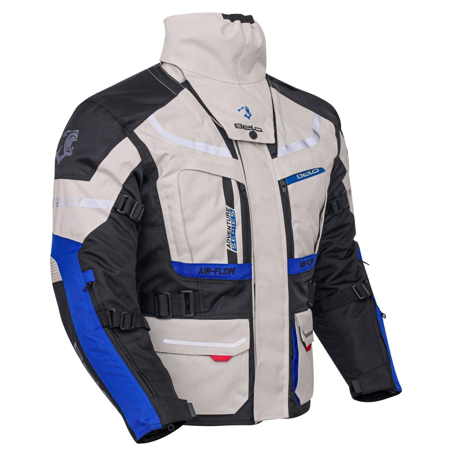 Bela Adventure Touring Motorcycle Motorbike Men Textile Racing Jacket Ce Armored