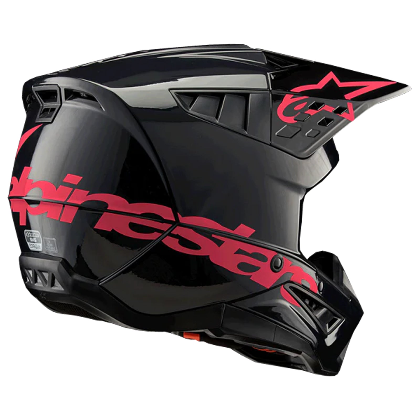 Alpinestars SM5 Corp Helmet Ece 22.06 Black Diva Pink Gloss