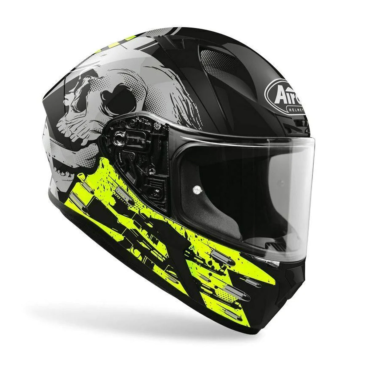 Airoh Valor Akuna Motorcycle Helmet Black/Yellow