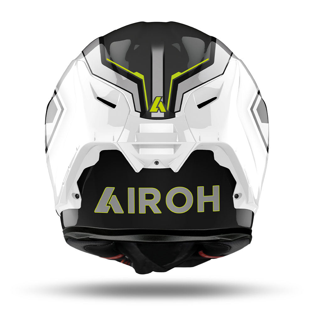 Airoh Road Motorcycle Helmet GP550-S Rush White/Yellow Gloss