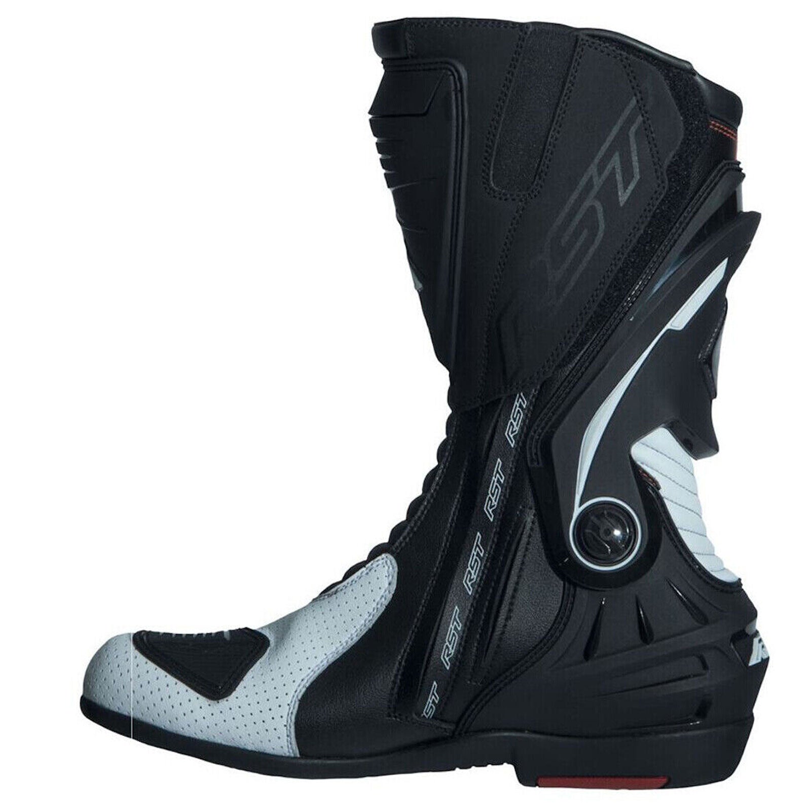 Rst Tractech Evo 3 Sports Motorcycle Boots Premium Quality Black White