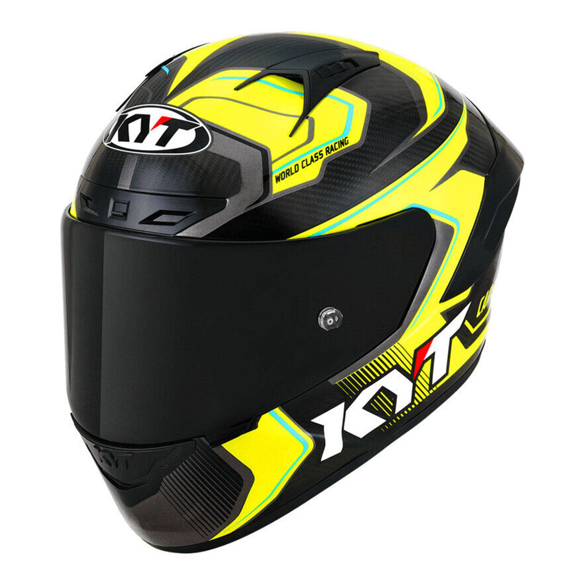 KYT NZ Race Competition Carbon Yellow Motorbike Helmet