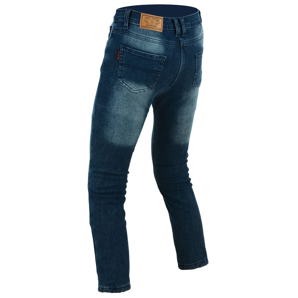 Bikers Gear Australia Junee Kids Motorcycle Jeans lined with kevlar Blue