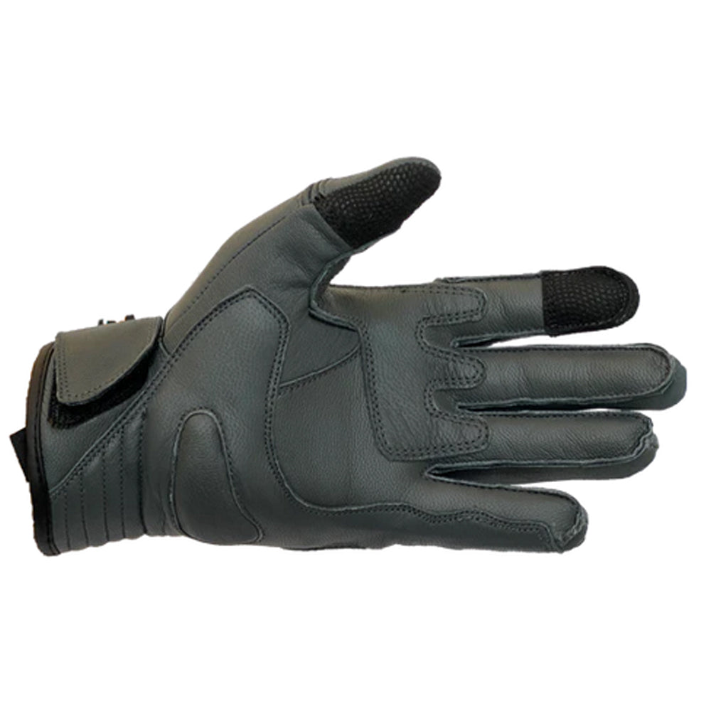 HUFS Leather Cruiser Gloves Charcoal Grey