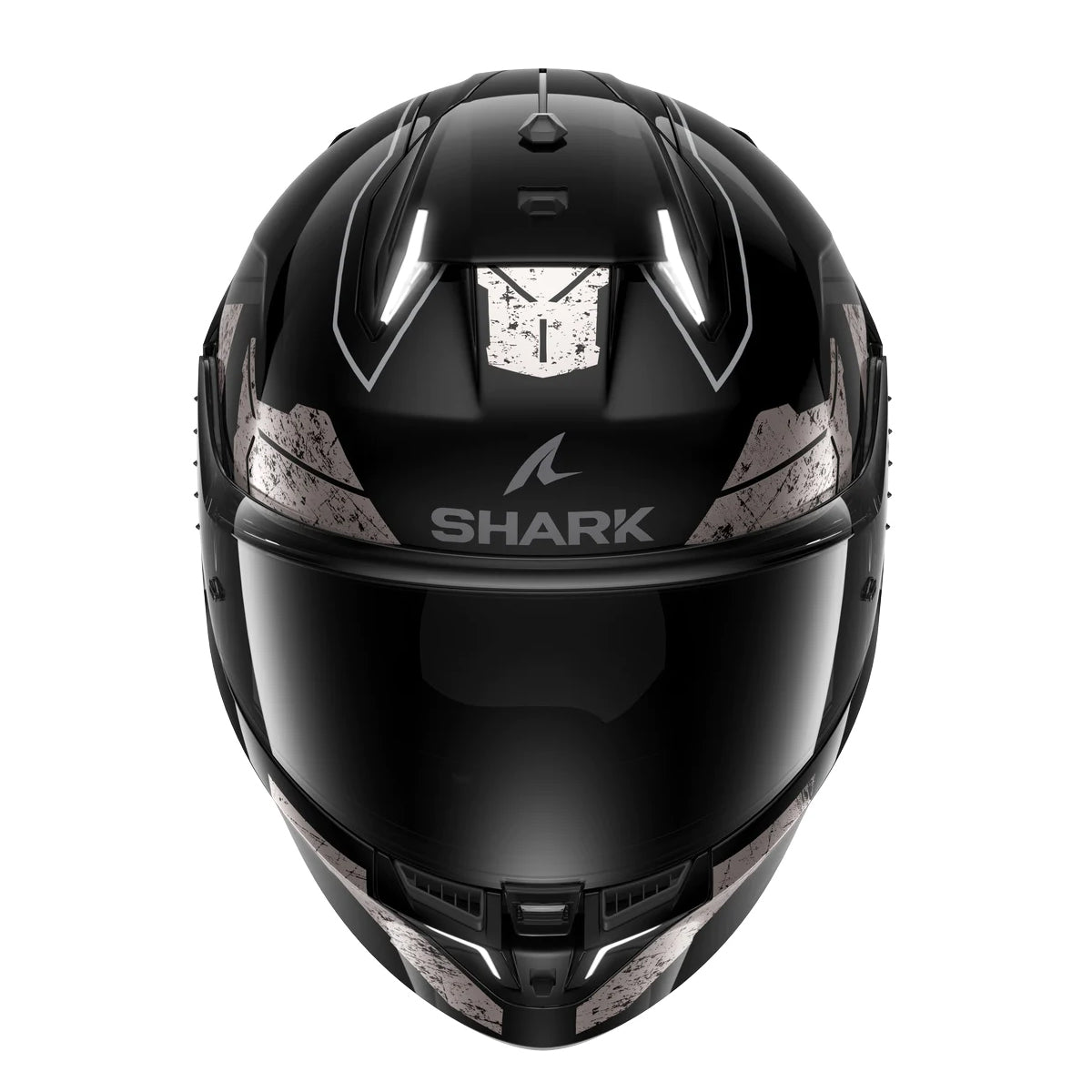 Shark Skwal i3 with Lights Rhad Motorcycle Helmet Black Chrome