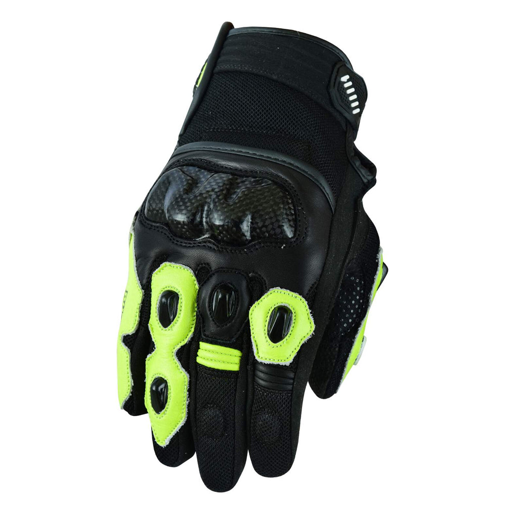 Nelson Motorcycle Leather Gloves Sports / Toruign Black