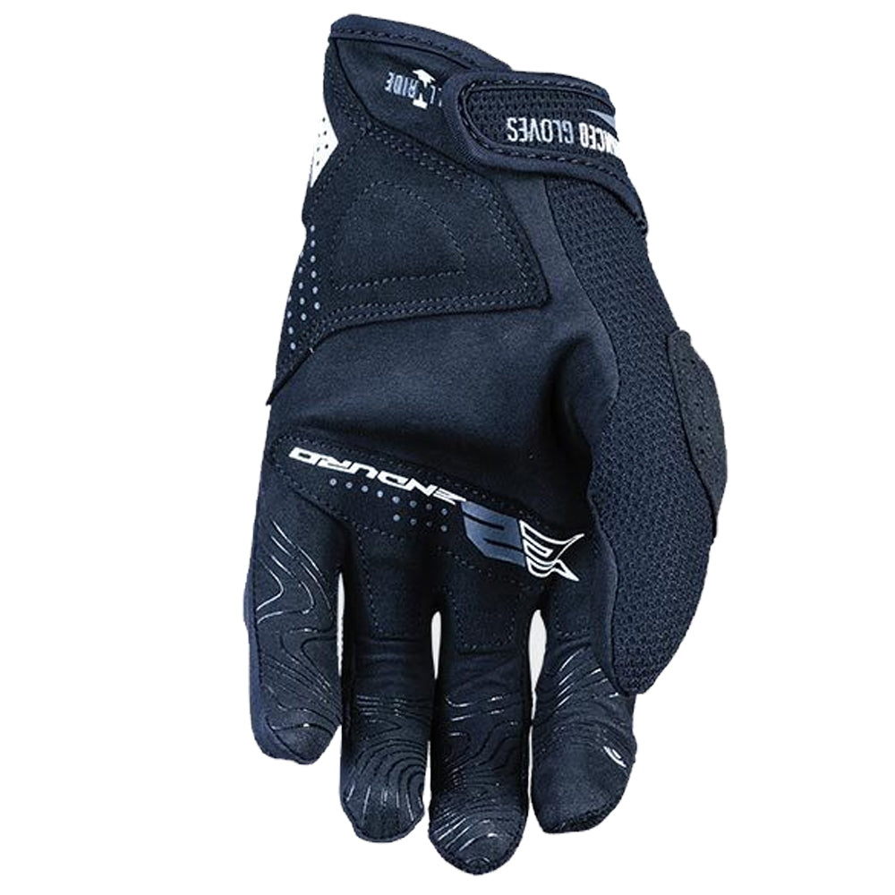 Five E2 MX Enduro Off Road Motorbike Gloves Black