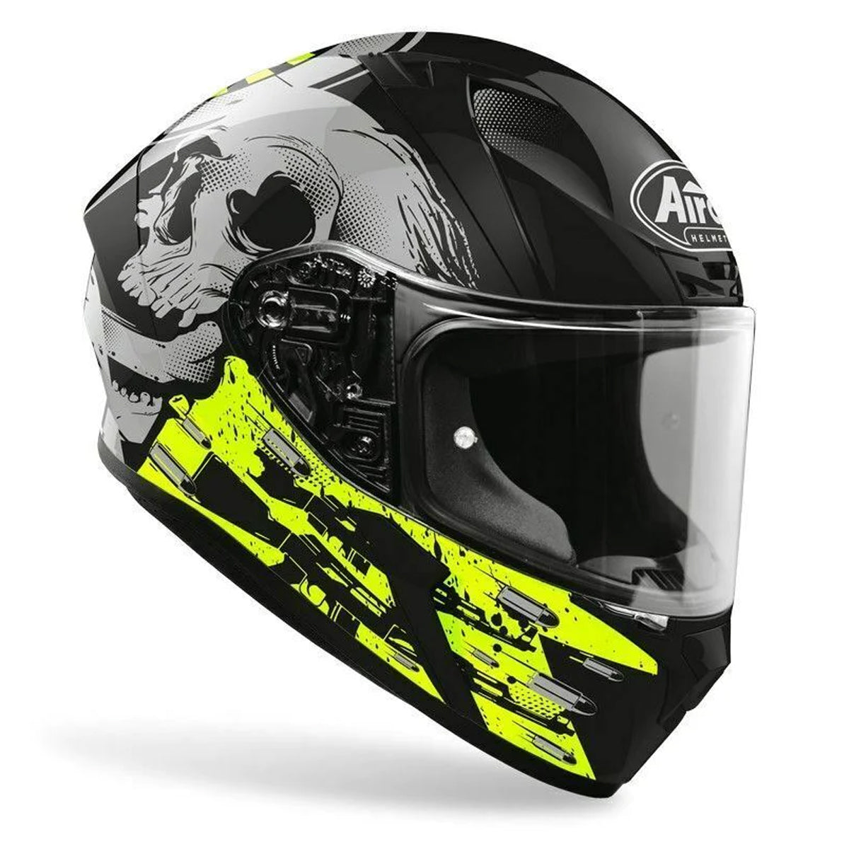 Airoh Motorbike Helmet Valor Akuna Black Yellow