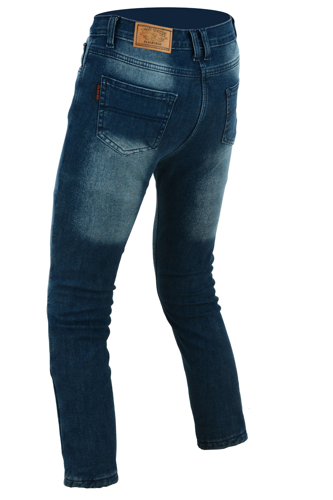 BGA Junee Kevlar Lined Kids Motorcycle Jeans Blue