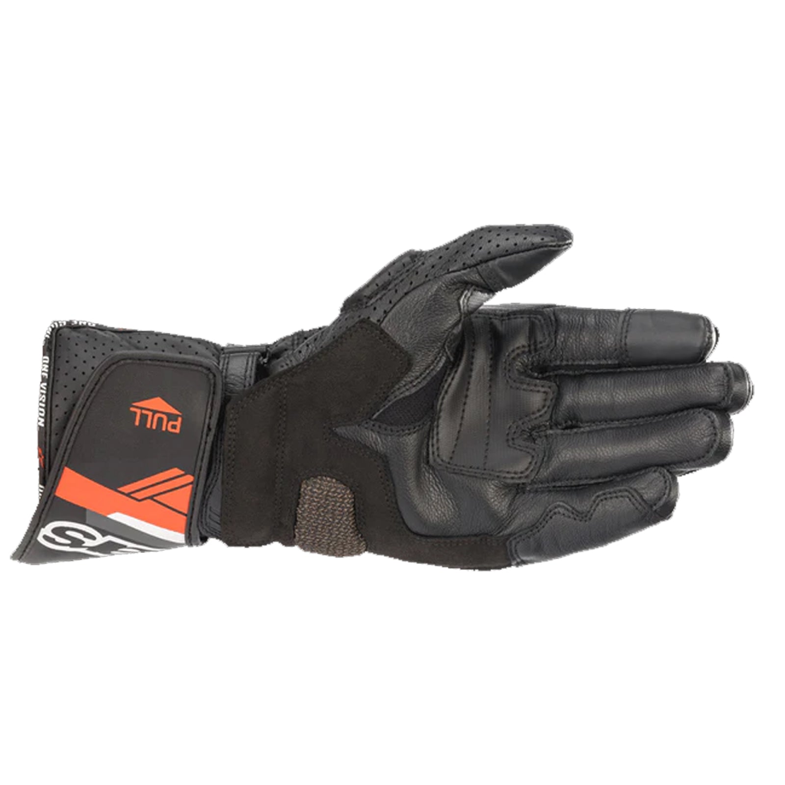 Alpinestars SP-8 V3 Leather Gloves Black / Red / Fluro