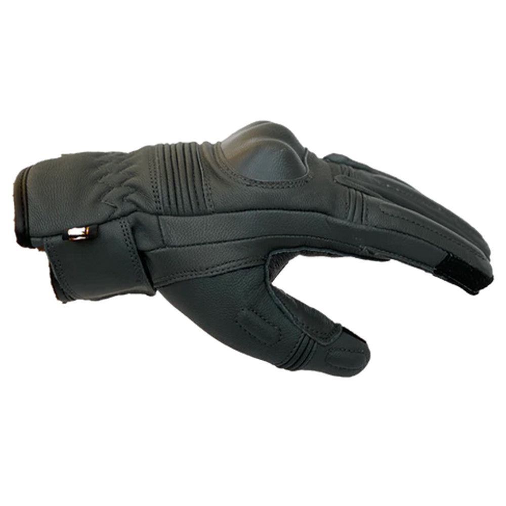 HUFS Leather Cruiser Gloves Charcoal Grey