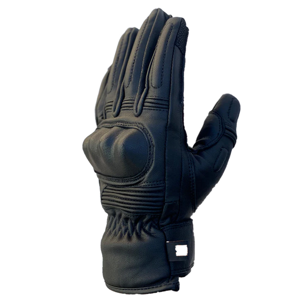 HUFS Leather Cruiser Gloves Satin Black