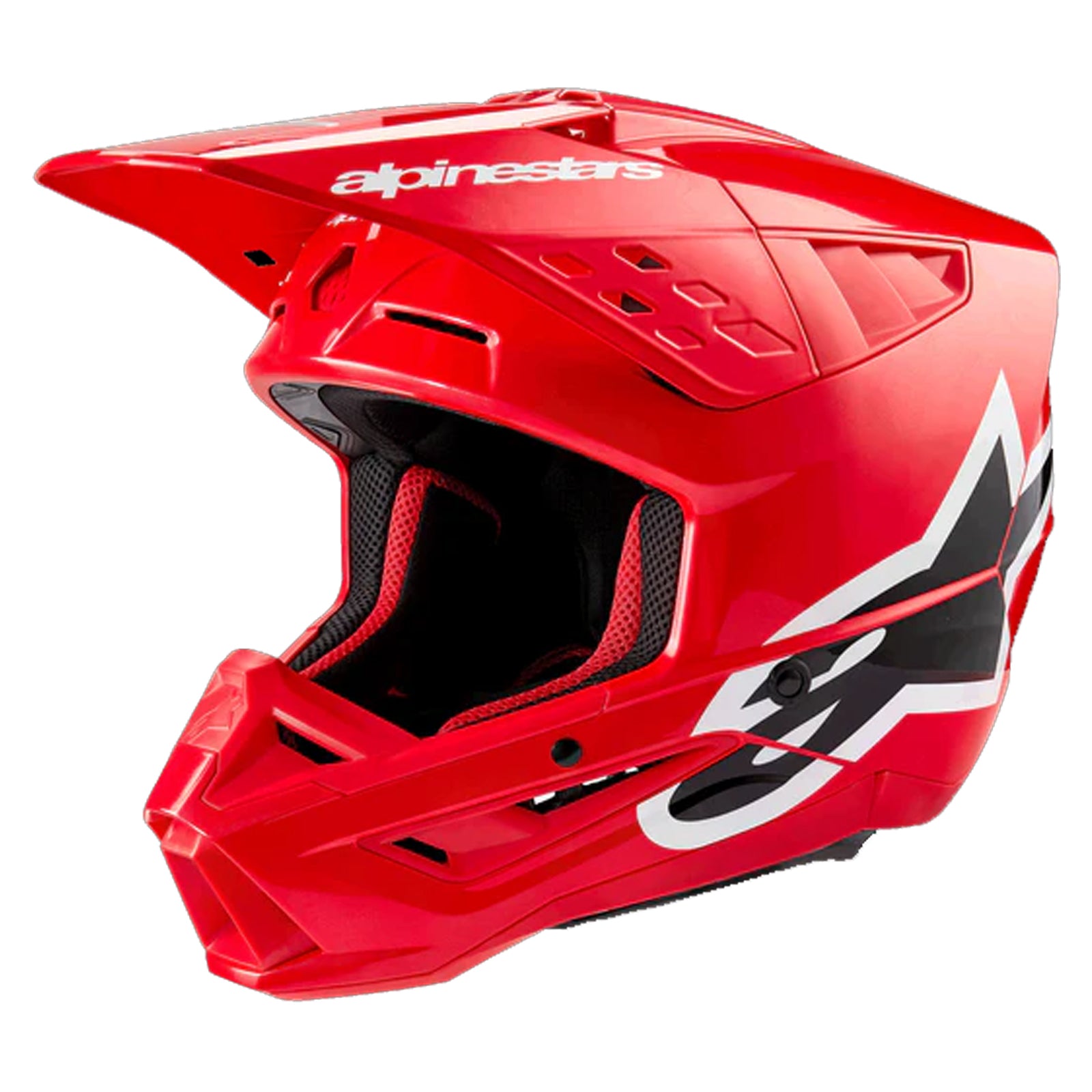 Alpinestars Sm5 Corp Helmet Ece 22.06 Bright Red Gloss