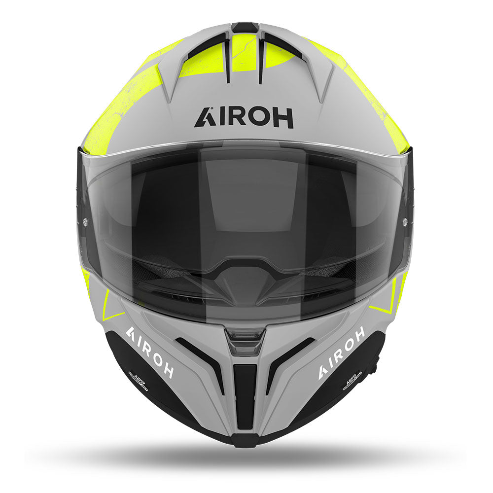 Airoh Road Motorcycle Helmet Matryx Scope Yellow Matt