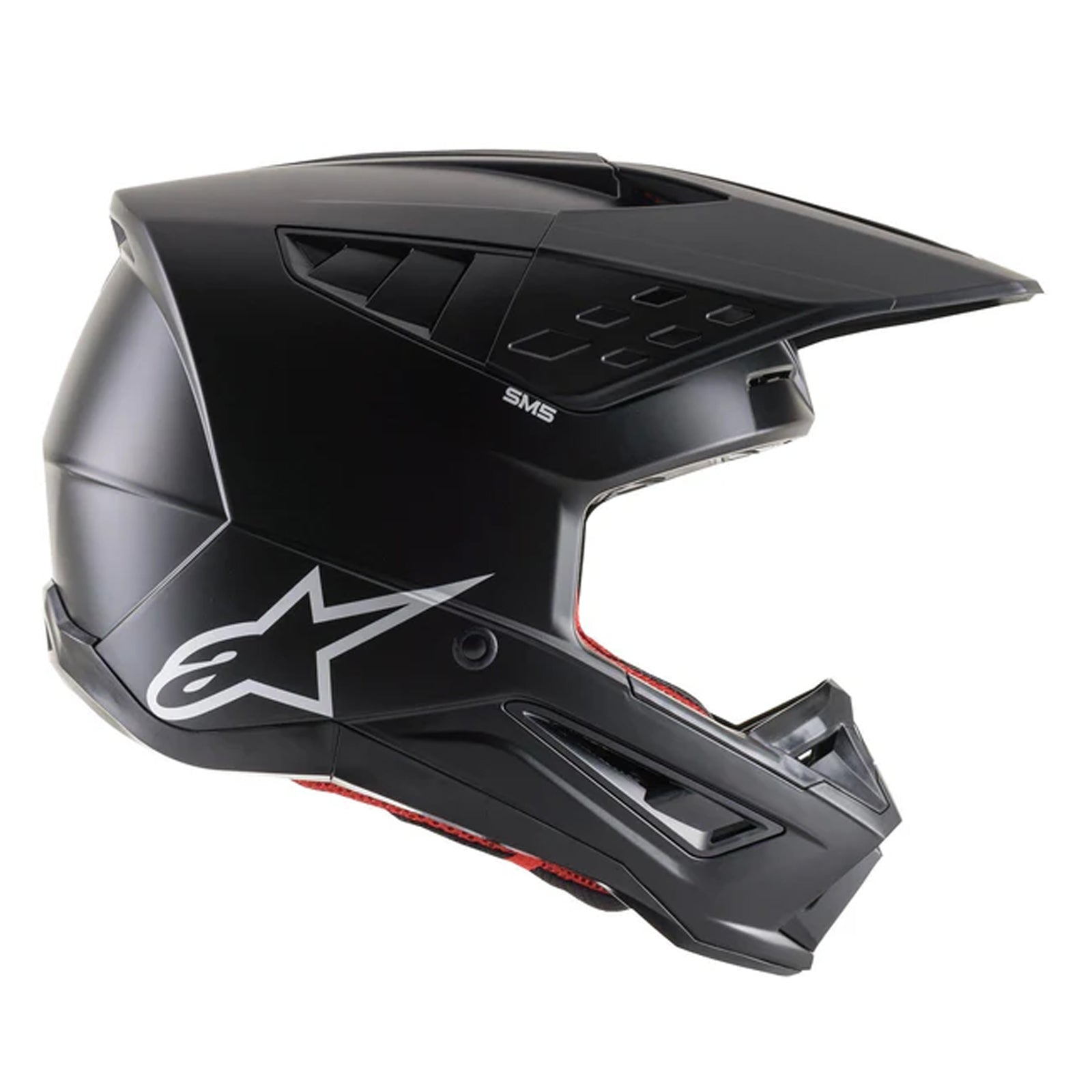 Alpinestars SM5 Solid Motorcycle Helmet Black