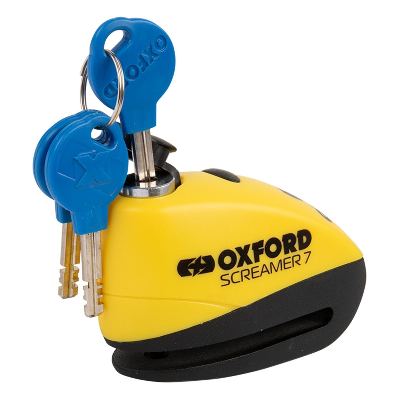 Oxford Screamer 100db Alarm Disc Lock Yellow/Black