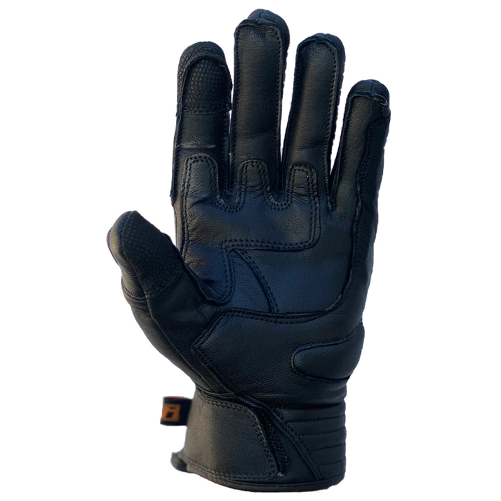 HUFS Leather Cruiser Gloves Satin Black