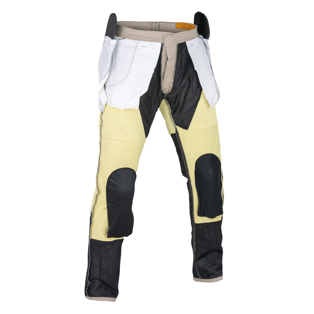 Bikers Gear Australia Stork Motorcycle Kevlar Lined Chinos Pants Tan Stretch