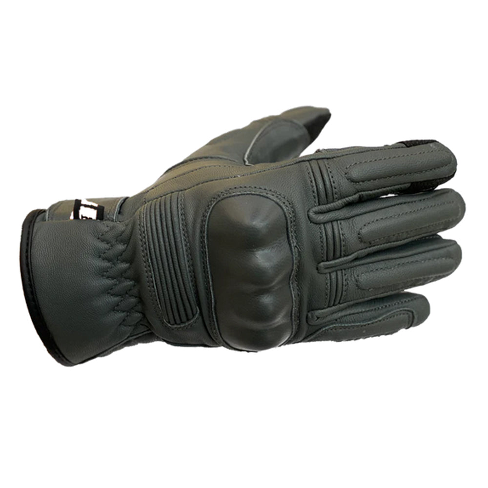 HUFS Leather Cruiser Gloves Charcoal Grey