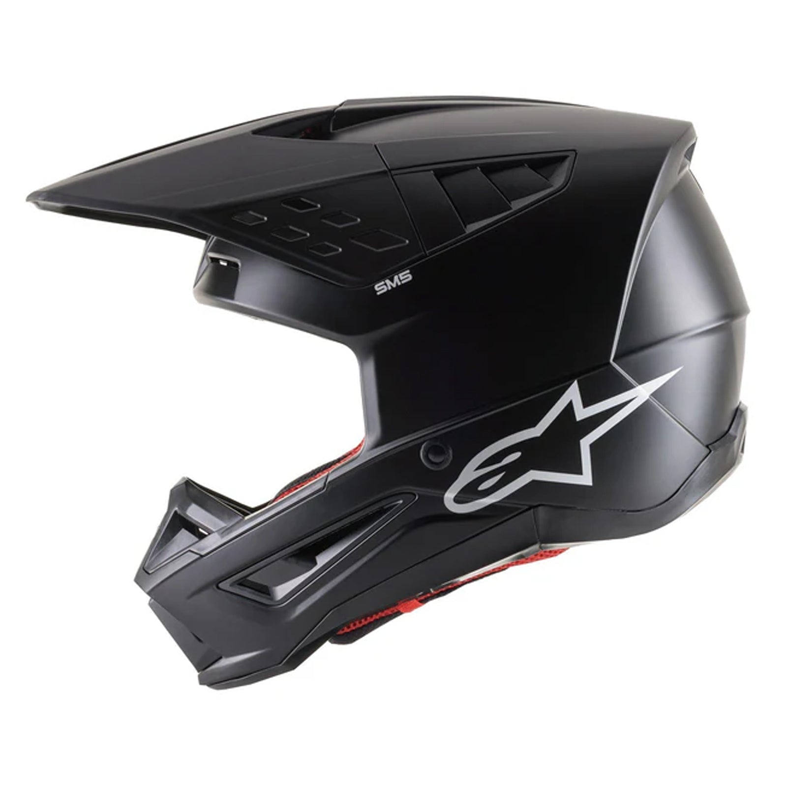 Alpinestars SM5 Solid Motorcycle Helmet Black