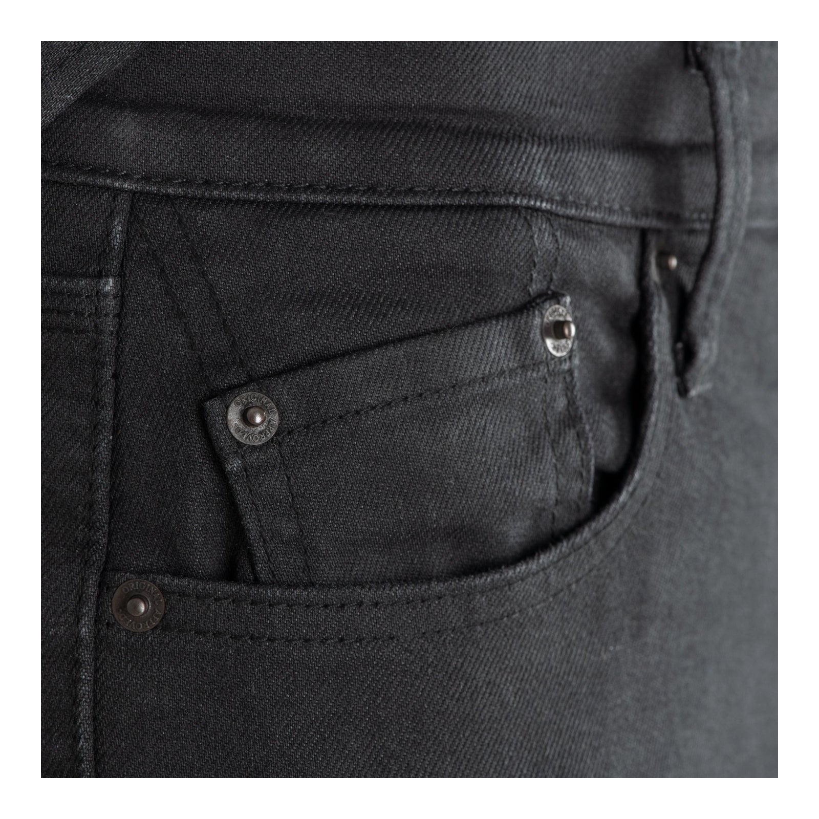 Oxford AA Mens Slim Jean - Black (Long)