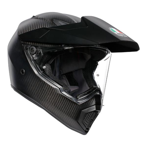 AGV Mens Motorcycle Off Road helmet AX9 Matt Carbon