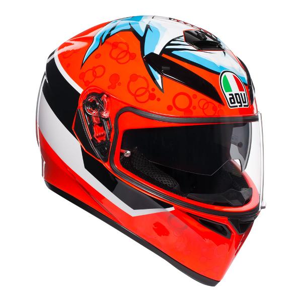 AGV Mens Motorcycle Road Helmet K3 SV Attack