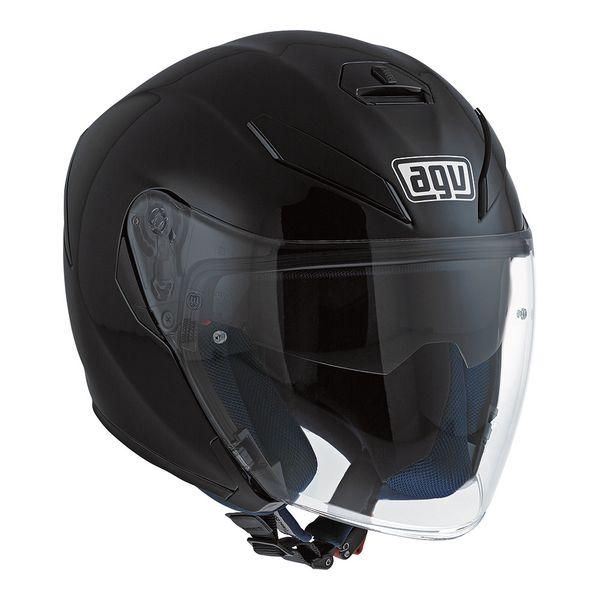 AGV Mens Motorcycle Open Face helmet K5 Jet Matt Black