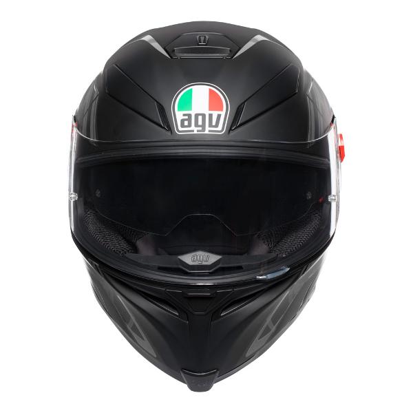 AGV Mens Motorcycle Premium Sport Helmet K5 S Tornado Matt Black/Silver