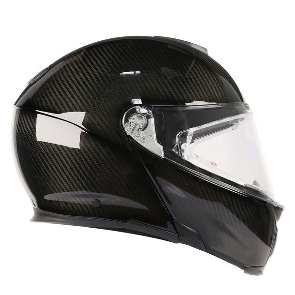 AGV Mens Motorcycle Sport Modular helmet Glossy Carbon