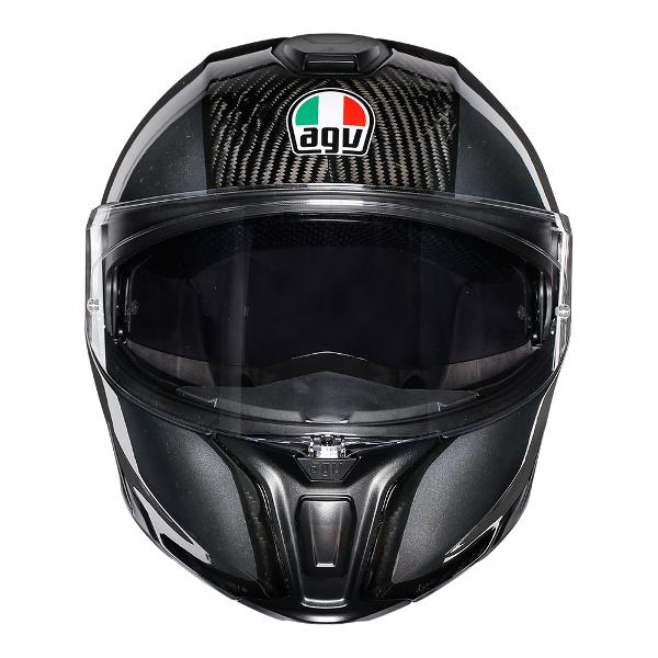 AGV Mens Motorcycle Sport Modular helmet Carbon/Dark Grey