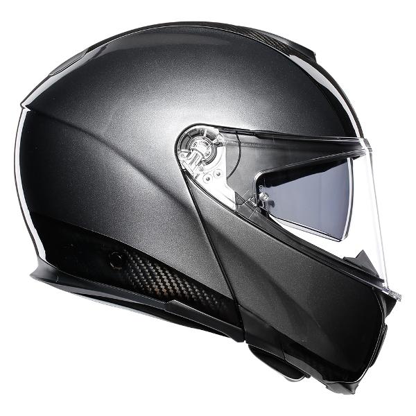 AGV Mens Motorcycle Sport Modular helmet Carbon/Dark Grey