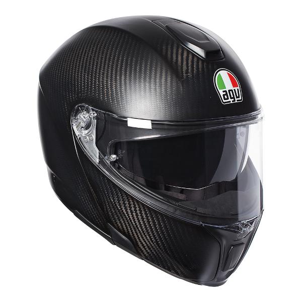 AGV Mens Motorcycle Sport Modular helmet Matt Carbon